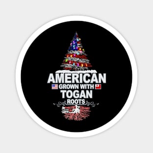 Christmas Tree  American Grown With Togan Roots - Gift for Togan From Tonga Magnet